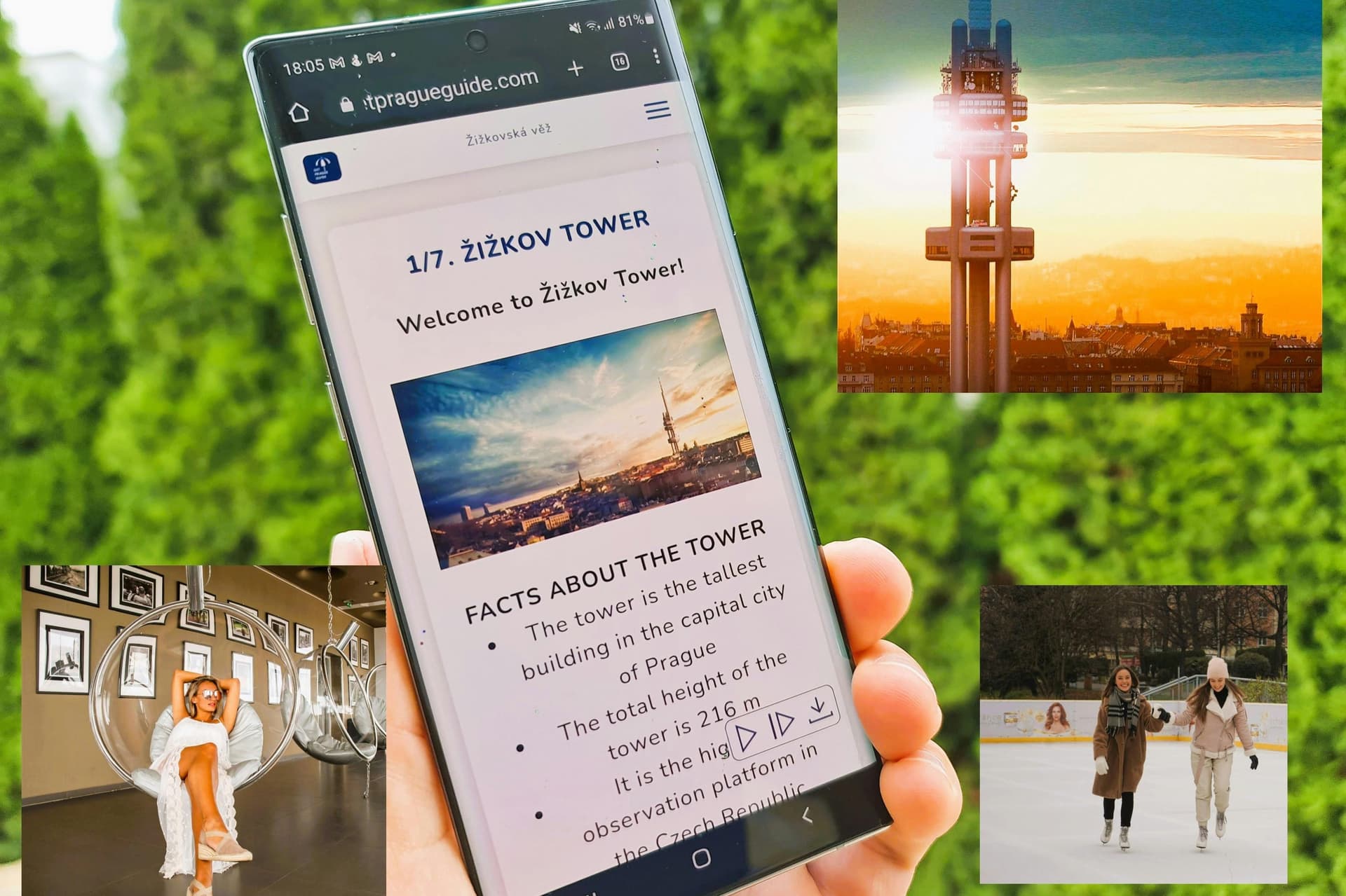 Tour de télévision de Žižkov : Billet en ligne + Audioguide