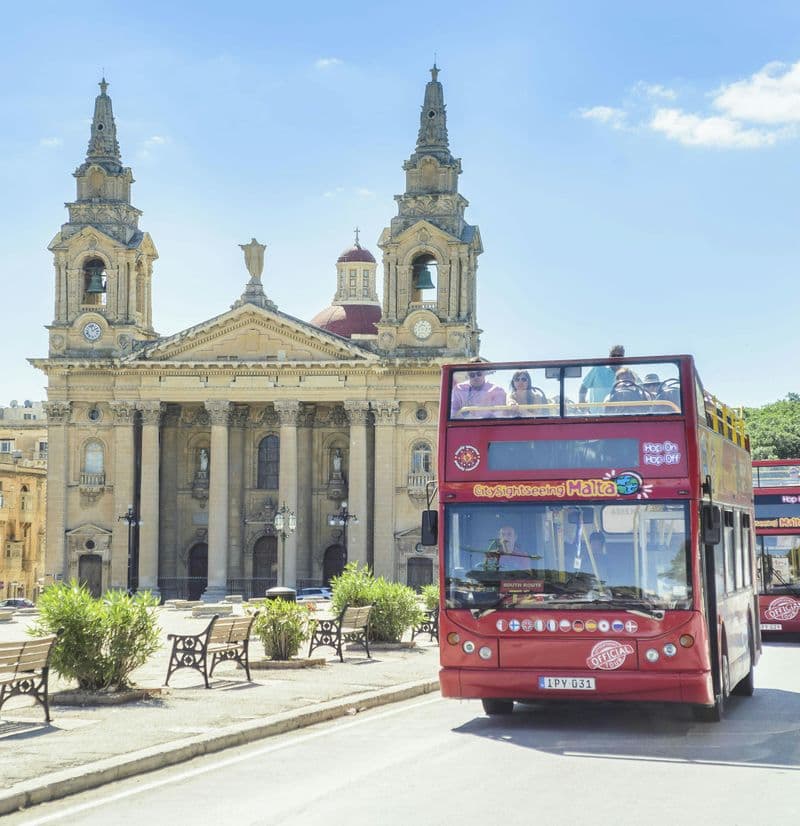 Malta Hop-On Hop-Off Bus Pass + Harbour Cruise (croisière dans le port)