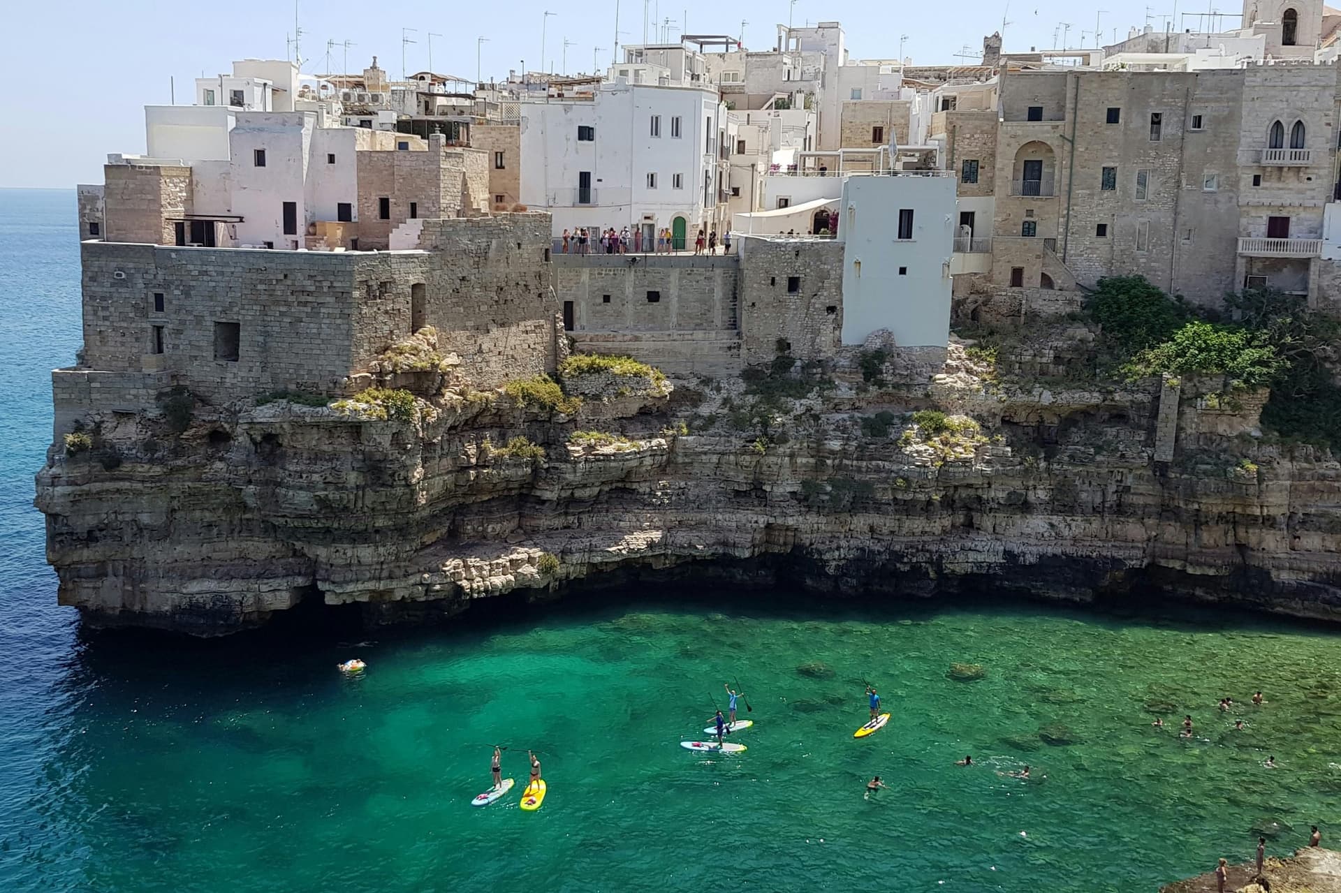 Tour de SUP à Polignano a Mare