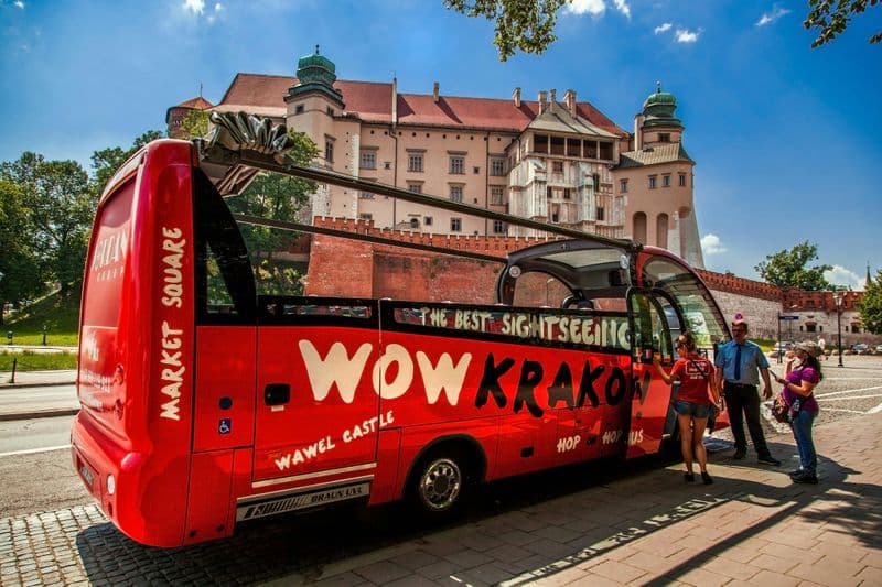 City Sightseeing Cracovie : Bus Hop-on Hop-off + audioguide