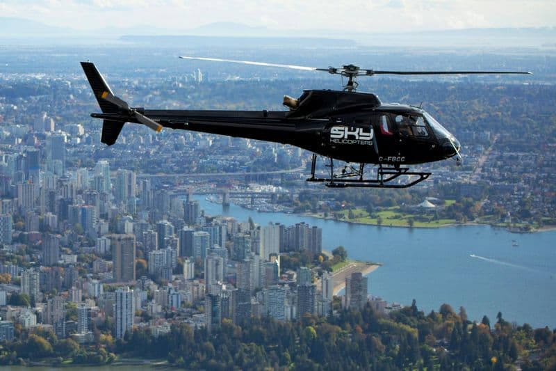 Billet Vancouver : Vol en hélicoptère de 20 minutes