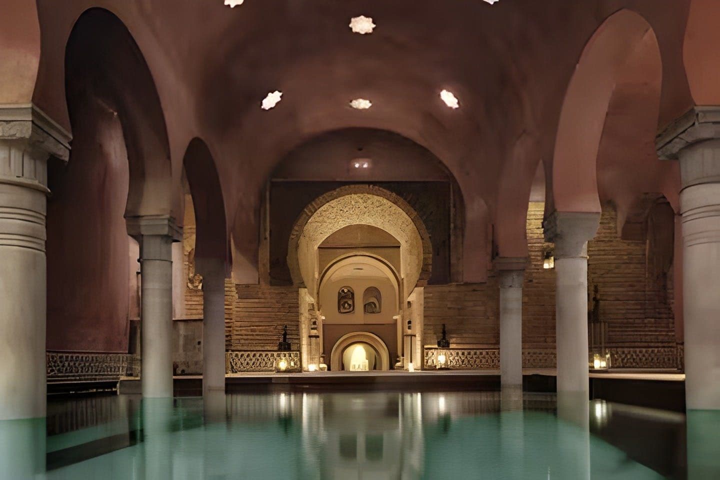 Alhambra & Palais Nasrides : Visite guidée + Transport depuis Grenade & Hammam