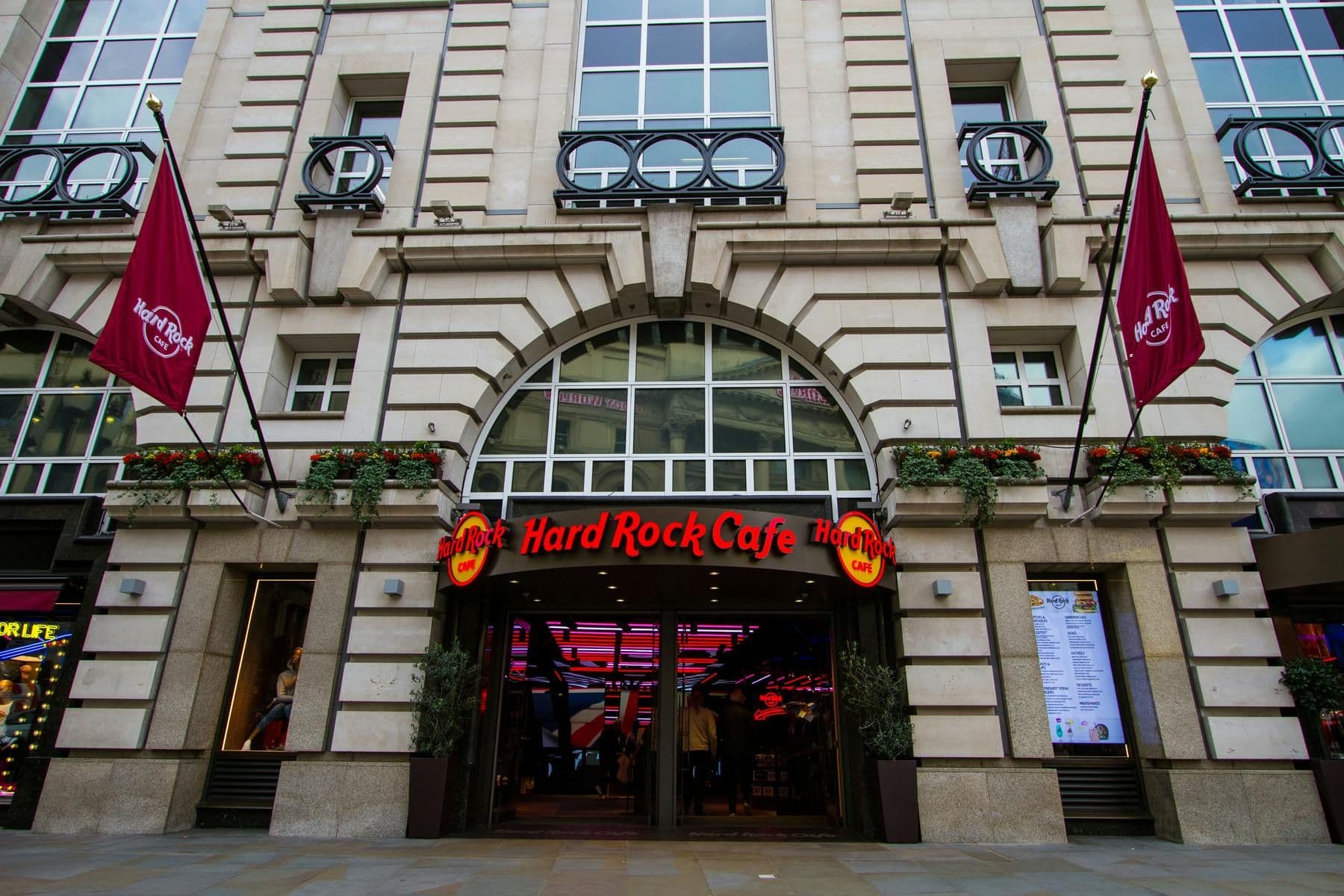 Hard Rock Cafe London Piccadilly: Billet coupe-file