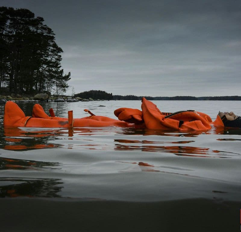 Expérience avec une combinaison de survie