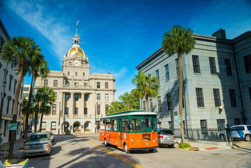 Savannah : Trolley de la vieille ville (Hop-on Hop-off)