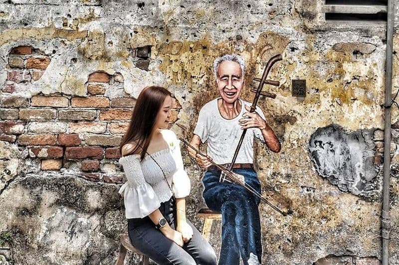 Visite culturelle de la peinture dans le quartier chinois et le batik de Kuala Lumpur (demi-journée)