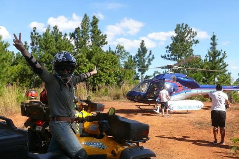 Circuit aventure en quad et hélicoptère en VTT dans un village éloigné (départ de Nadi)