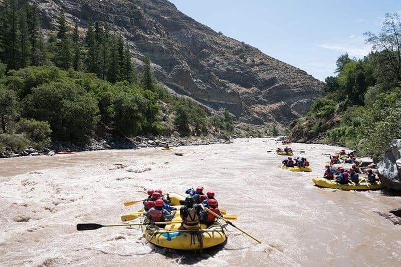 Excursion en rafting sur la rivière Maipo