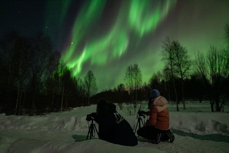Billet Expérience de chasse photographique aux aurores boréales à Rovaniemi