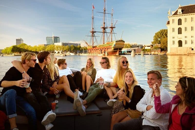 Croisière de 90 minutes sur le canal à Amsterdam par Captain Jack