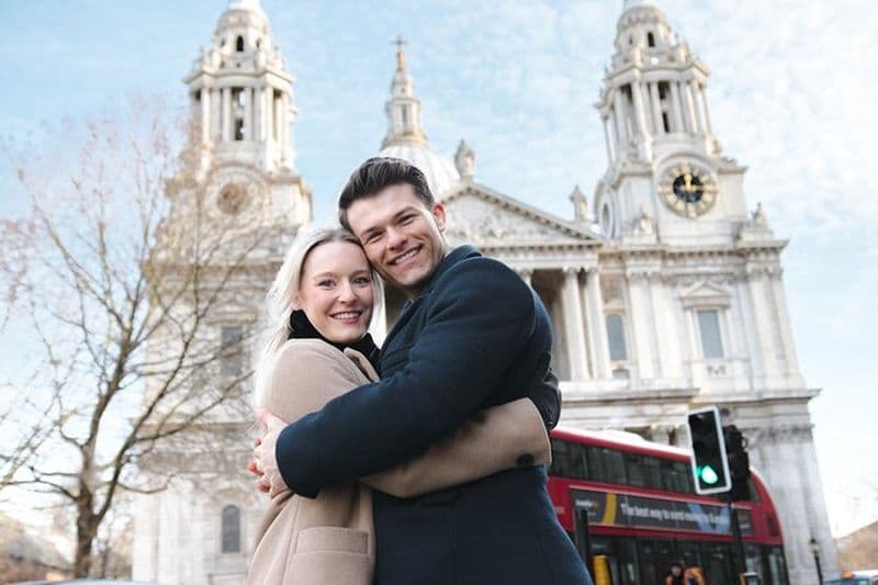 Londres : séance photo à la cathédrale Saint-Paul et au Millennium Bridge