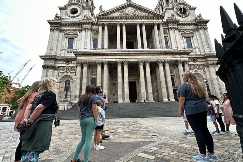 Visite privée de la cathédrale Saint-Paul et de la ville de Londres et du Millenium Bridge