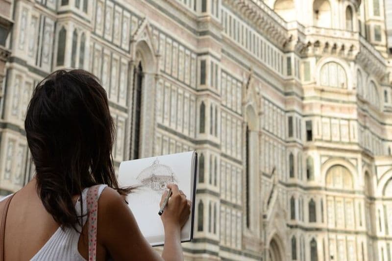 Activité de dessin privée à Florence