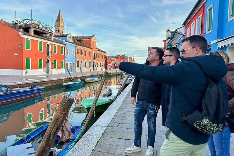 Murano et Burano avec visite des verreries et du musée de la dentelle