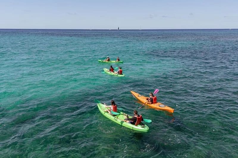 Excursion en kayak et canoë à Leuca et dans les grottes de Ponente