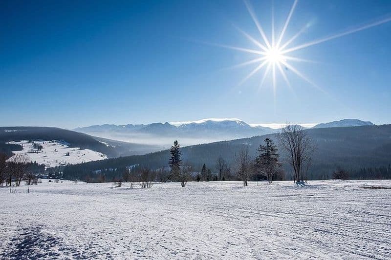 Voyage de ski + thermes avec transferts privés depuis Cracovie