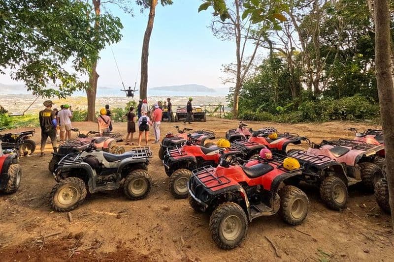 Expérience en VTT et tyrolienne à Phuket Paradise