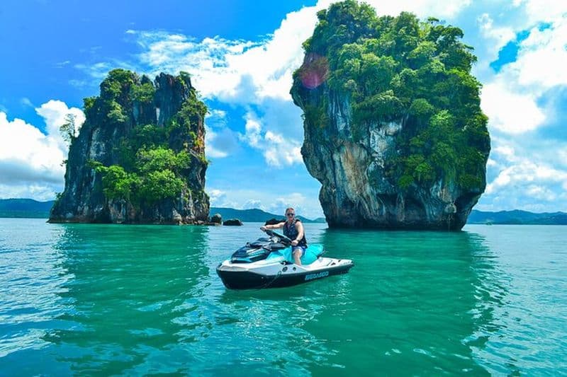 Billet Excursion en jet ski à Phuket vers 5 à 8 îles avec prise en charge et transfert