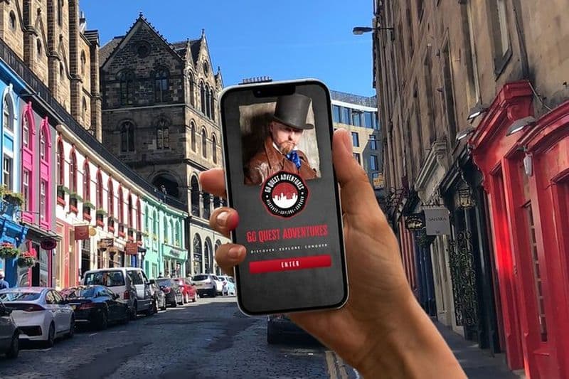 Vieille ville d'Édimbourg : promenade autoguidée et chasse au trésor immersive