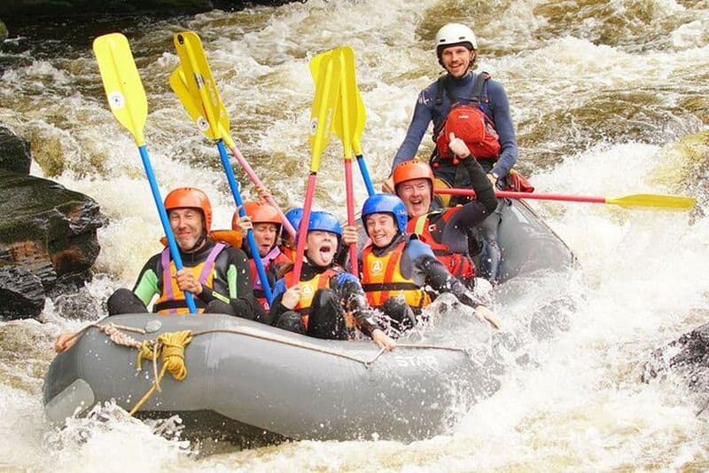 Rafting en eau vive sur la rivière Dee à Llangollen