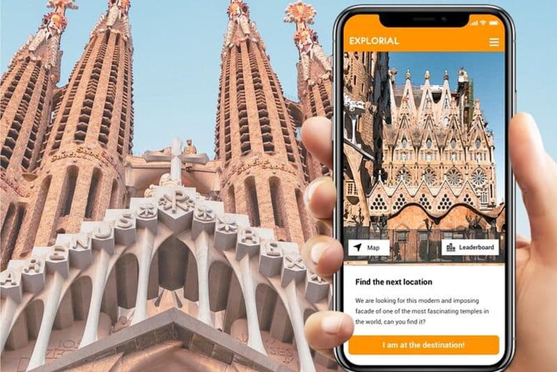 Visite autoguidée de la chasse au trésor et des sites de Barcelone