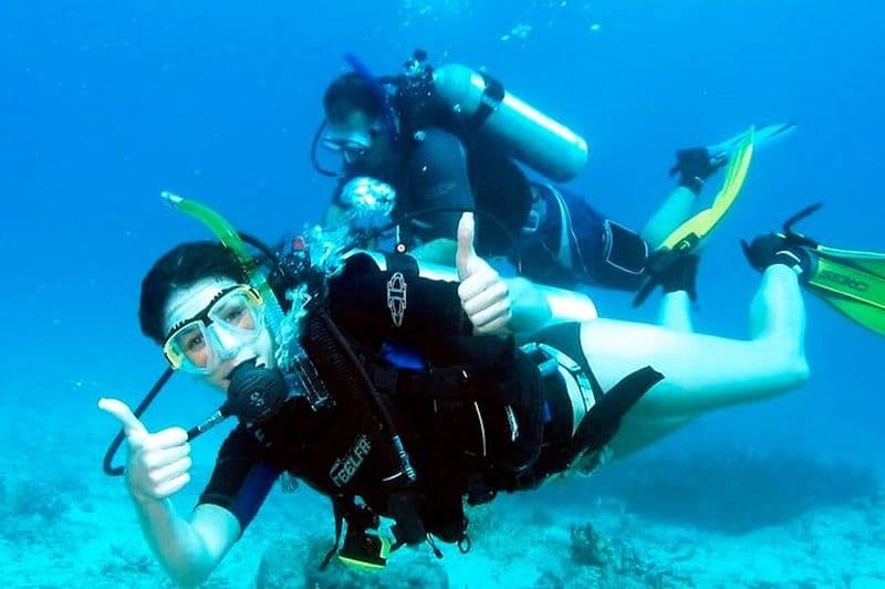 Pattaya PADI Beginner Scuba Diving One Try Dive Depth 6 Meters and Snorkeling)