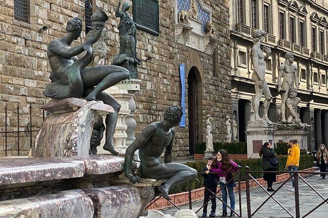 Visite mythologique d'une heure sur la Piazza della Signoria : expérience pour les enfants
