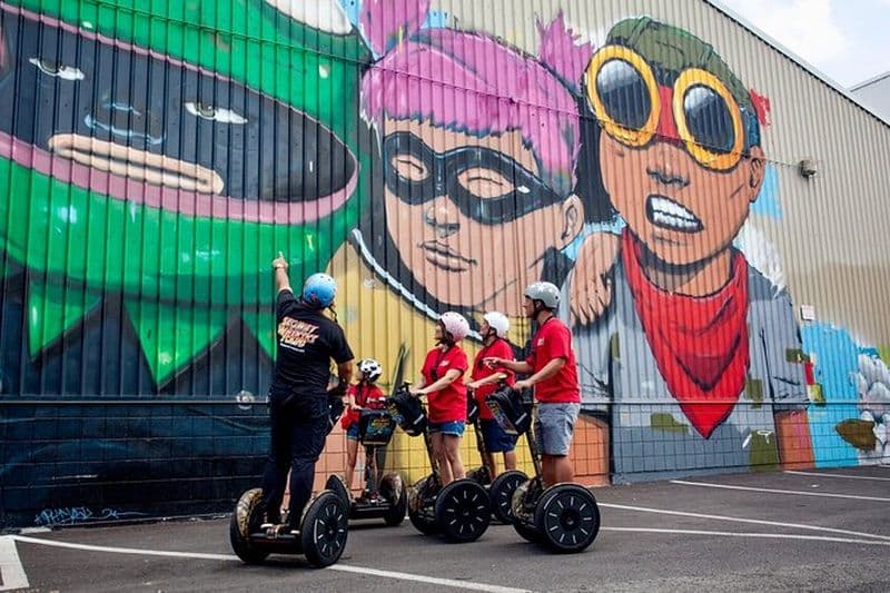 Aventure en Segway à Kaka'ako : parc riverain et superbes peintures murales