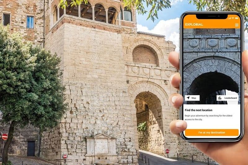 Billet Visite autoguidée de la chasse au trésor et des sites touristiques de Pérouse