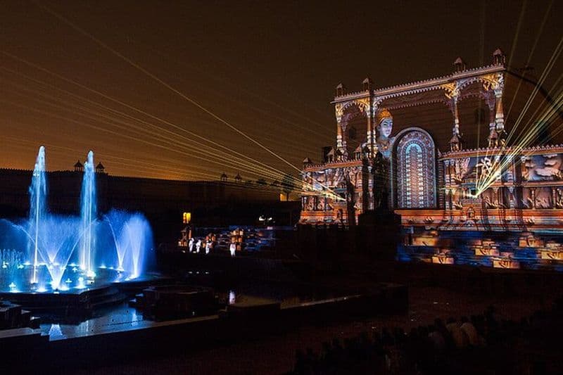 Temple Akshardham avec spectacle son et lumière