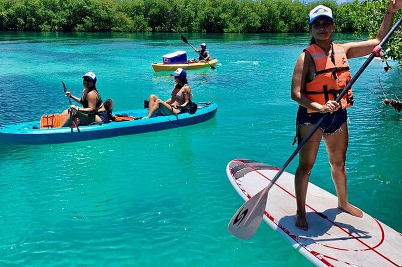 Excursion en kayak à pagaie à Cancún