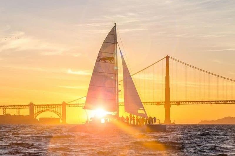 Billet Croisière Sunset en catamaran dans la baie de San Francisco au coucher du soleil