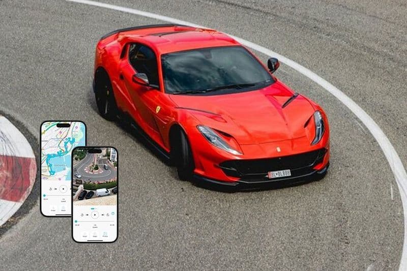 Billet Circuit de Formule 1 de Monaco Visite à pied avec application