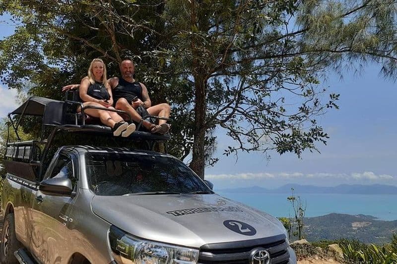 Billet 6 heures d'aventure hors route en 4x4 de joyaux cachés dans les collines de Koh Samui 5 à 8 personnes