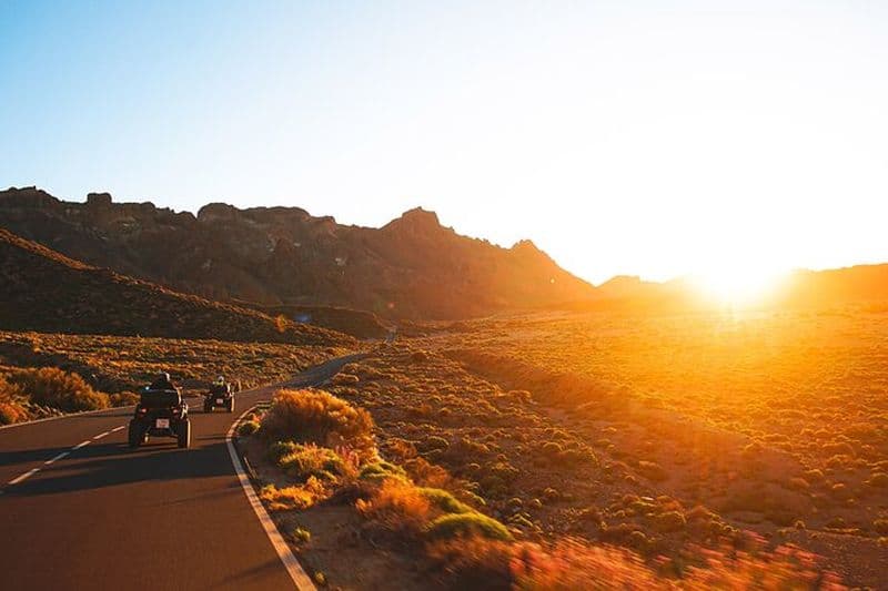 Excursion en quad au coucher du soleil au Teide