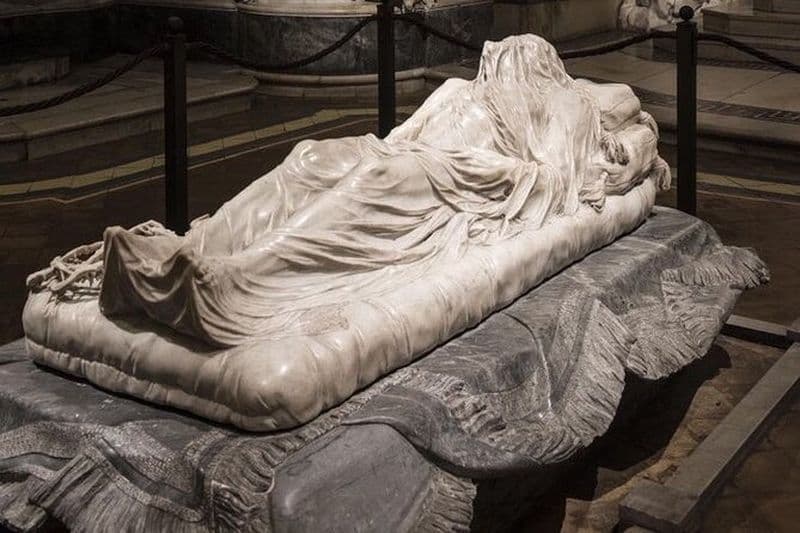 Naples Chapelle Sansevero et Christ voilé avec ticket