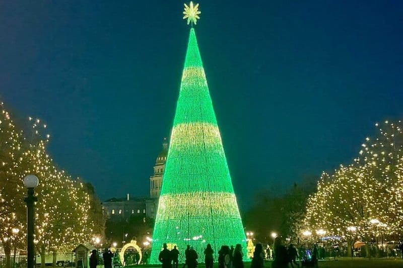 Visite à pied des lumières des fêtes et de l'histoire