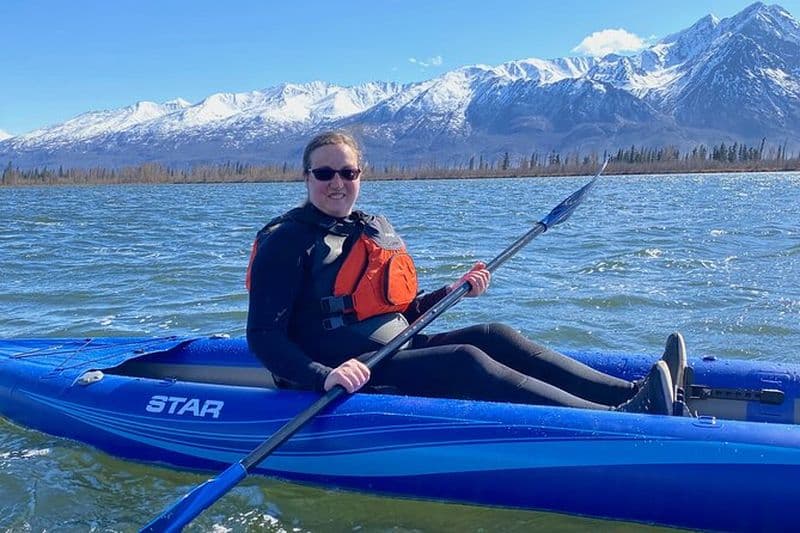 Excursion en kayak de 3 heures réservée aux femmes sur la rivière Knik