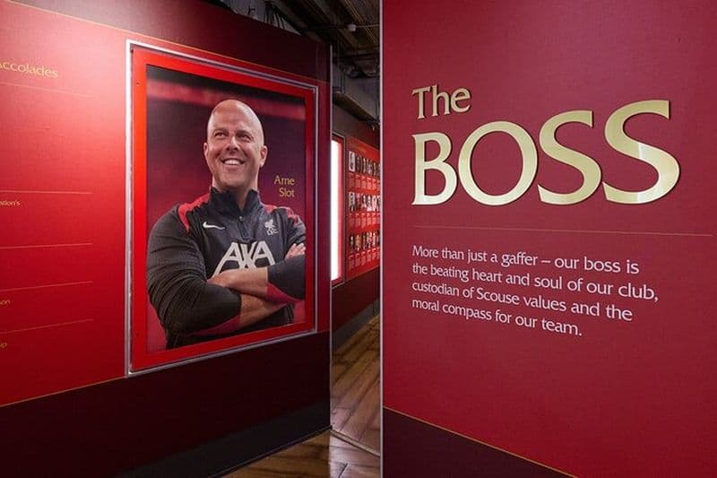 Entrée au musée du Liverpool Football Club
