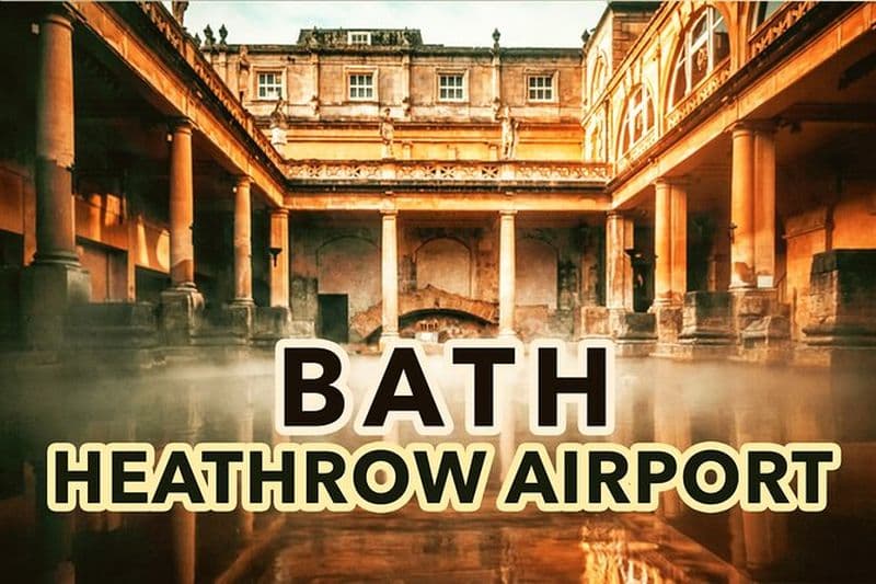Transfert aéroport privé de l'aéroport de Bath à l'aéroport d'Heathrow