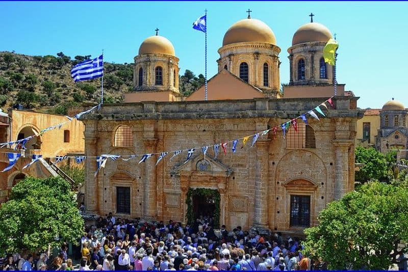 Billet Monastère d'Agia Triada-plage de Stavros-Graves de Venizelos - Visite privée d'une demi-journée