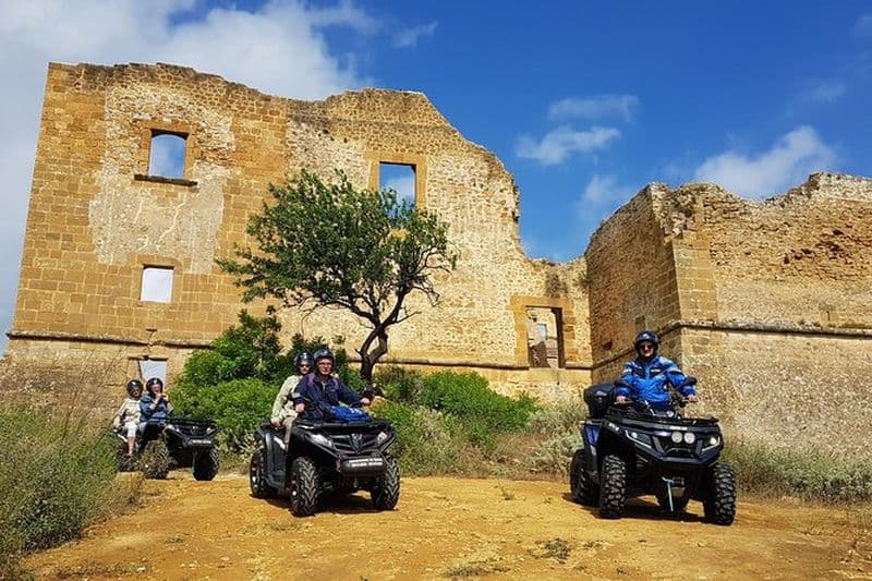 Excursion en quad dans l'arrière-pays Sciacca et Ribera