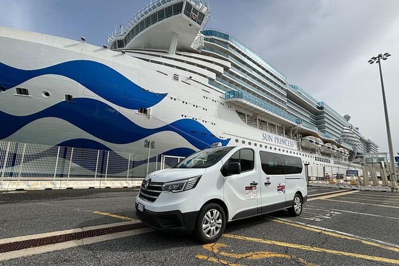 Transfert en taxi à Civitavecchia