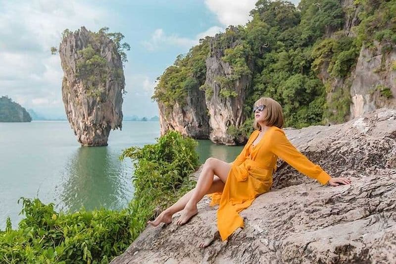 Phuket James Bond 5 Islands Paddle Board Canoe Through The Clif en Speed Boat