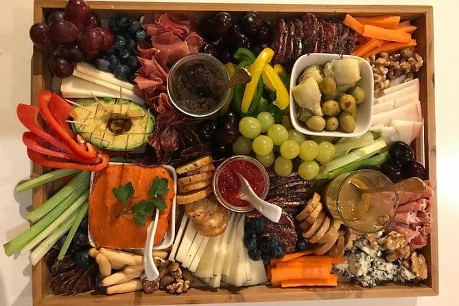 Billet Construire une planche à fromage de charcuterie catalane et un accord de vins (options V / VG)