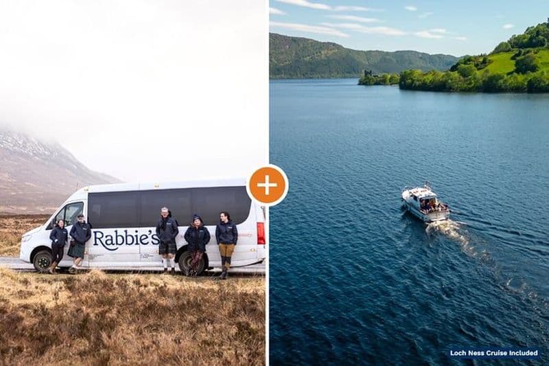 Visite du Loch Ness et des Highlands en petit groupe au départ d'Édimbourg avec croisière