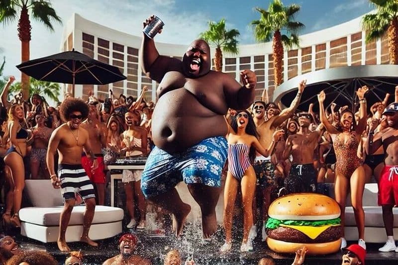 Visite de la piscine hip-hop avec Party Bus à Las Vegas