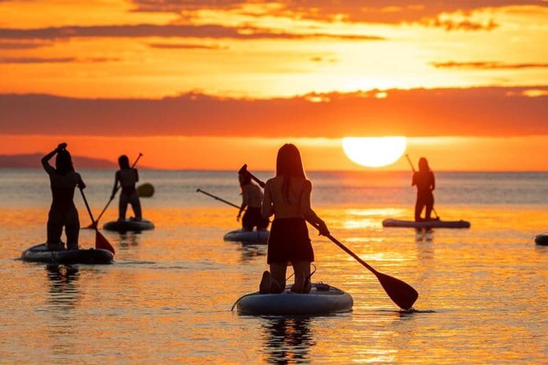 Billet Barcelone : Sunrise Paddle Surf avec instructeur et photos