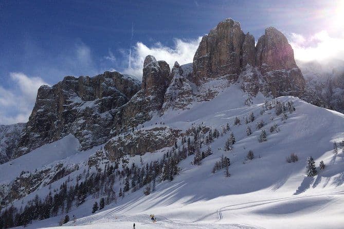 Excursion en ski aux Dolomites : Sella Ronda au départ de Cortina d'Ampezzo