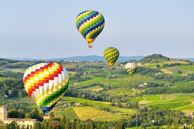 Billet Découvrez la magie de la Toscane à partir d'une montgolfière